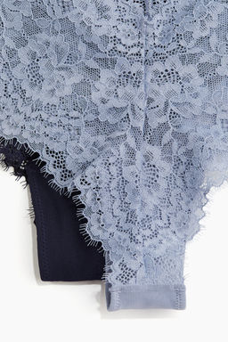 Pack de 2 bragas Hipster de encaje - H&m фото 6