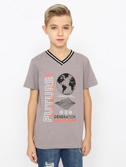 CRB wear/CWJB 63343-23-341 Футболка для мальчика,серый/Ex.Cherubino
