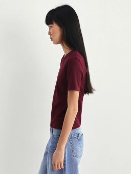 Футболка облегающего кроя из хлопка SLIM0926-79 / Zarina