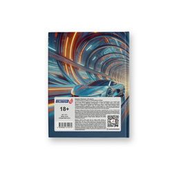 Светоч Бизнес-блокнот, глянцевая ламинация ББ95 A6 64 л. 24 шт. клетка Загадочный путь 01149