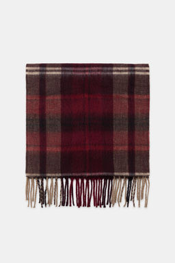 JACQUARD CHECK SCARF - Zara фото 4