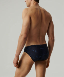 ATLANTIC KMT-339 Плавки спорт Print темно-синий + голубой  фото 3