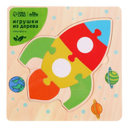 Игрушка развивающая пазл Ракета 0,31515 см - Simaland фото 13