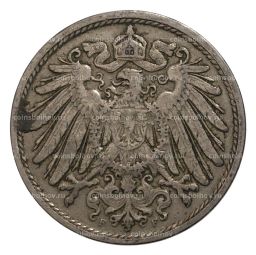 10 пфеннигов 1908 года F Германия