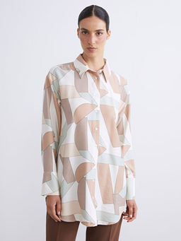 Desenli Kad?n G?mlek Tunik