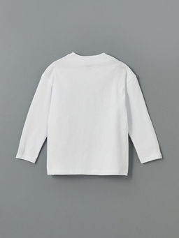 Bisiklet Yaka Sonic Bask?l? Erkek ?ocuk Ti??rt