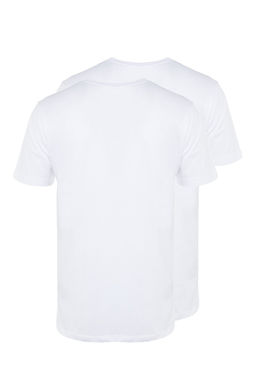TRENDYOL MAN Siyah Slim/Dar Kesim Basic %100 Pamuklu 2li Paket Bisiklet Yaka K?sa Kollu T-Shirt TMNSS19BO0071 - Trendyolmilla фото 3