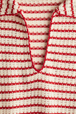 Top camisero en punto con textura - H&m фото 2