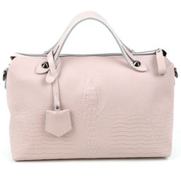 Женская кожаная сумка с ручками под крокодила 0169-12 - Cidirro фото 2