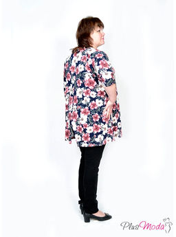 Туника Модель №4 размеры 52-66 - Plusmoda фото 2