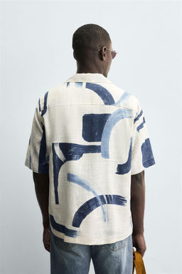 ABSTRACT PRINT SHIRT - Zara фото 3