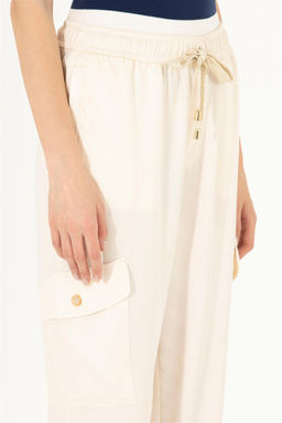 Женские спортивные брюки кремового цвета - U.s. polo assn фото 12