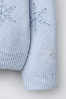 SNOWFLAKE KNIT JUMPER - Zara фото 4
