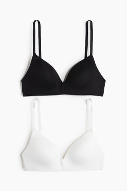 Pack de 2 sujetadores de microfibra sin aros - H&m фото 8