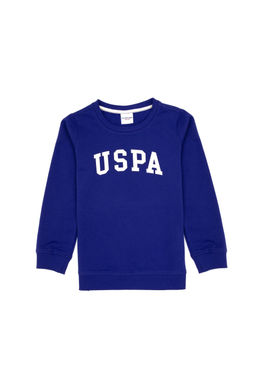 Erkek _ocuk Mor Basic Bisiklet Yaka Sweatshirt Sepette S_rpriz _ndirim - U.s. polo assn фото 4