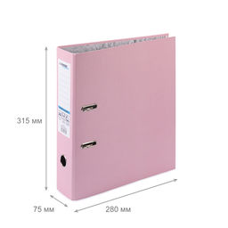 Expert Complete Регистратор Pastel 75 мм 10 шт. Classic Lite A4 арочный механ. лён 2-й сорт бирюзовый EC1026219