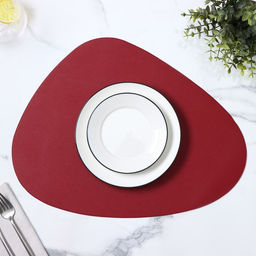 Цена за 12 шт. Салфетка сервировочная на стол Доляна «Тэм», 45×35 см, красная