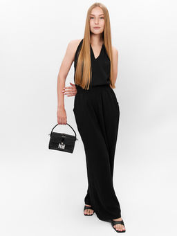 LACCOMA сумка Y2032-Z-черный натуральная кожа полиэстер