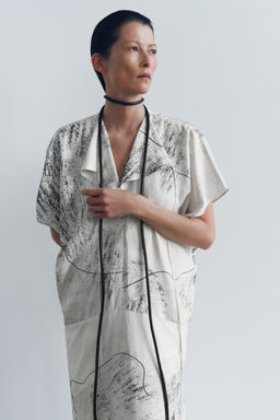 ZW COLLECTION PRINTED MIDI DRESS - Zara фото 2