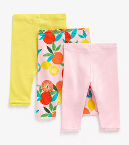 Mothercare / Легинсы укороченные 3 шт.  фото 2