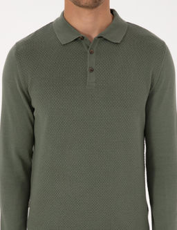 Duman Slim Fit Polo Yaka D__meli Triko Kazak - Pierre cardin фото 6