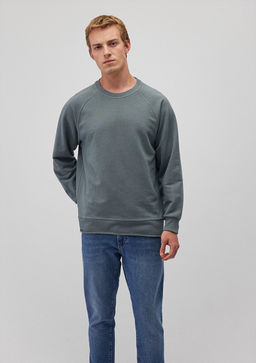 Bisiklet Yaka Yesil Sweatshirt