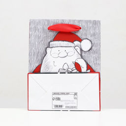 Цена за 12 шт. Пакет ламинированный Подарки Деда Мороза 11,5 х 14,5 х 6 см - Simaland фото 4