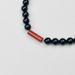 Браслет из черного Турмалина Шерл и Яшмы - Радуга самоцветов фото 3