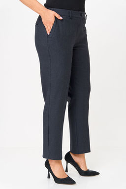 Брюки БелЭльСтиль 610 сине-серая клеточка  фото 3
