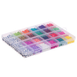 Набор для творчества Создай своё украшение, бисер, буквы, 24 вида