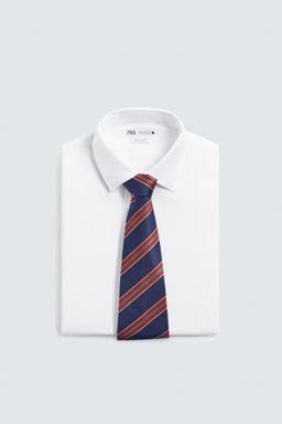 100% SILK STRIPED TIE - Zara фото 4