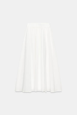 FALDA MIDI CAPA / Blanco - Zara фото 6