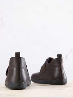 Босоногие ботинки 209.NATAbl.Темно-коричневый оттима/мех