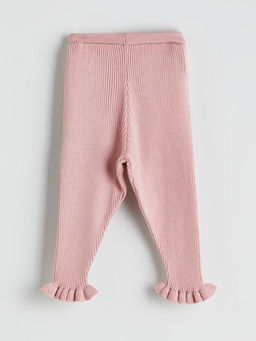 Bisiklet Yaka K?z Bebek Triko Kazak ve Tayt 2li Tak?m