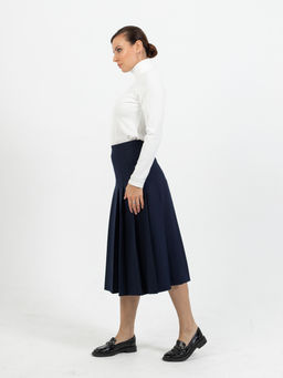 с шерстью в составе! юбка расклешенная - Трика фото 5