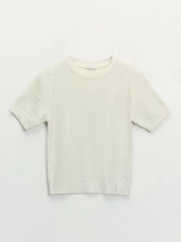 Джемпер металлик с коротким рукавом / Zarina