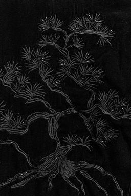 ZW COLLECTION EMBROIDERED VELVET KIMONO - Zara фото 10