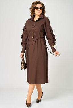 Платье EVA GRANT 7223 шоколад