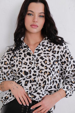 11420 Рубашка белая с принтом - Martichelli фото 22