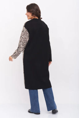 БЕЛАРУСЬ Кардиган Д 3272/черно-бежевый