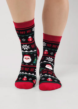 (CLE) Д2551П носки жен. НГ плюш (ЧЗ)