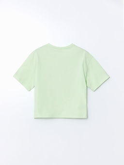 Bisiklet Yaka K?z ?ocuk Ti??rt