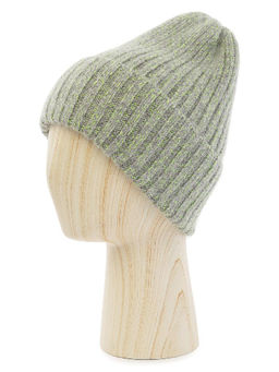 Шапка жен. анг+шерсть+нейл LB-N88049 grey/l.green - Labbra фото 5