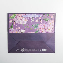 Цена за 3 шт. Пакет подарочный крафтовый, упаковка, «Самой лучшей», ML 27 х 23 х 11.5 см