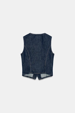 Z1975 DENIM WAISTCOAT - Zara фото 7