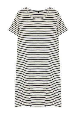 Ekru Mini Triko Cizgili Elbise TWOSS24EL01041 - Trendyolmilla фото 6