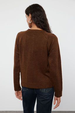 Vizon Yumusak Dokulu Dugme Detayl? Triko Kazak TWOAW25KZ00103 - Trendyolmilla фото 19