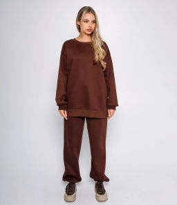 Спортивный костюм #КТ8601 (1), коричневый - Dommod фото 2