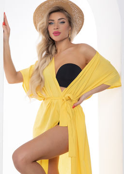 Парео Пляжный сезон (желтое) П14941 - Lt collection фото 5