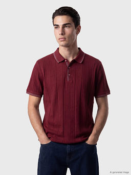 Polo Yaka ?izgili Erkek Ti??rt